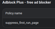 Disable AdBlock Plus first run popup using suppress_first_run_page