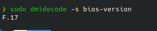 BIOS is now at F.17